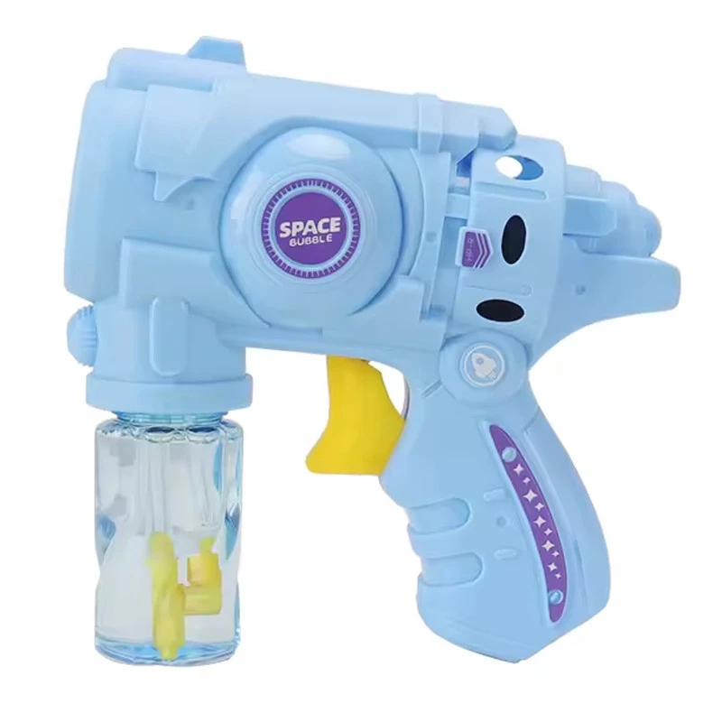 Пістолет з мильними бульбашками Space Bubble Gun (1 bottle - 50ml) – Blue. Фото 1 з 7
