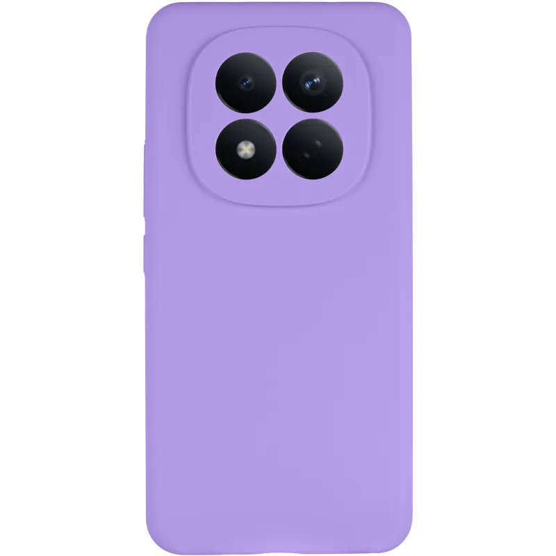 Чехол Silicone Case Lakshmi Premium з закритою камерою на Xiaomi Redmi Note 15 Pro 4G – Сиреневый / Dasheen. Фото 3 из 9