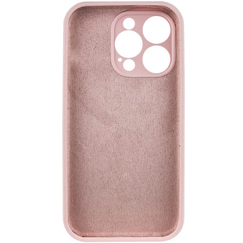 Чохол з захистом камери Silicone Case для Apple iPhone 13 Pro (6.1") – Рожевий / Chalk Pink. Фото 3 з 5