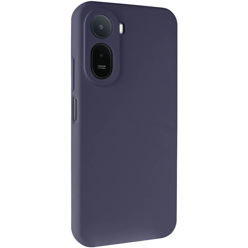 Чехол Silicone Case Lakshmi Premium з закритою камерою на Xiaomi Redmi A7 Pro 4G – Темно-синий / Midnight blue. Фото 1 из 6