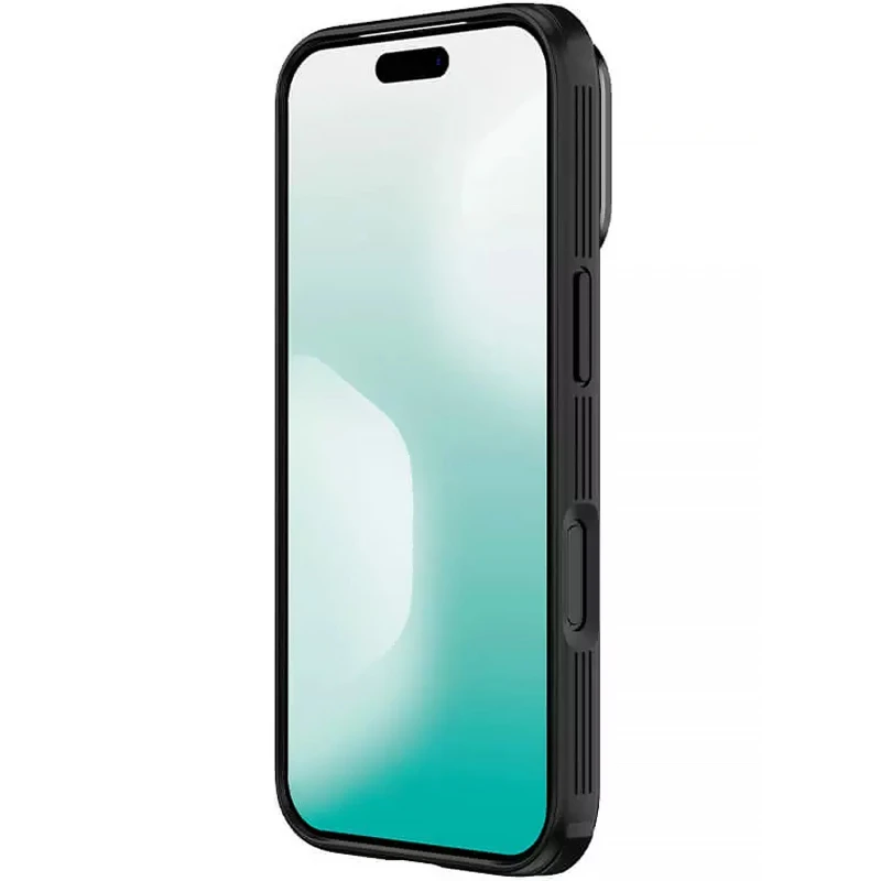 Карбоновая накладка Nillkin Camshield Prop Magnetic для Apple iPhone 17 Pro Max (6.9") – Black. Фото 3 из 8