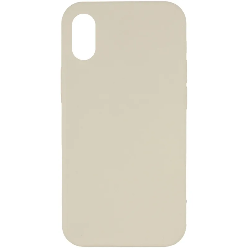 Чохол Silk Full Protective (AA) NO LOGO для Apple iPhone XS (5.8") – Бежевий / Antigue White. Фото 1 з 3