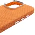 Чехол TPU+PC KVZV Triangular Pattern with Magnetic Fit для Apple iPhone 16 Pro Max – Orange. Фото 6 из 7