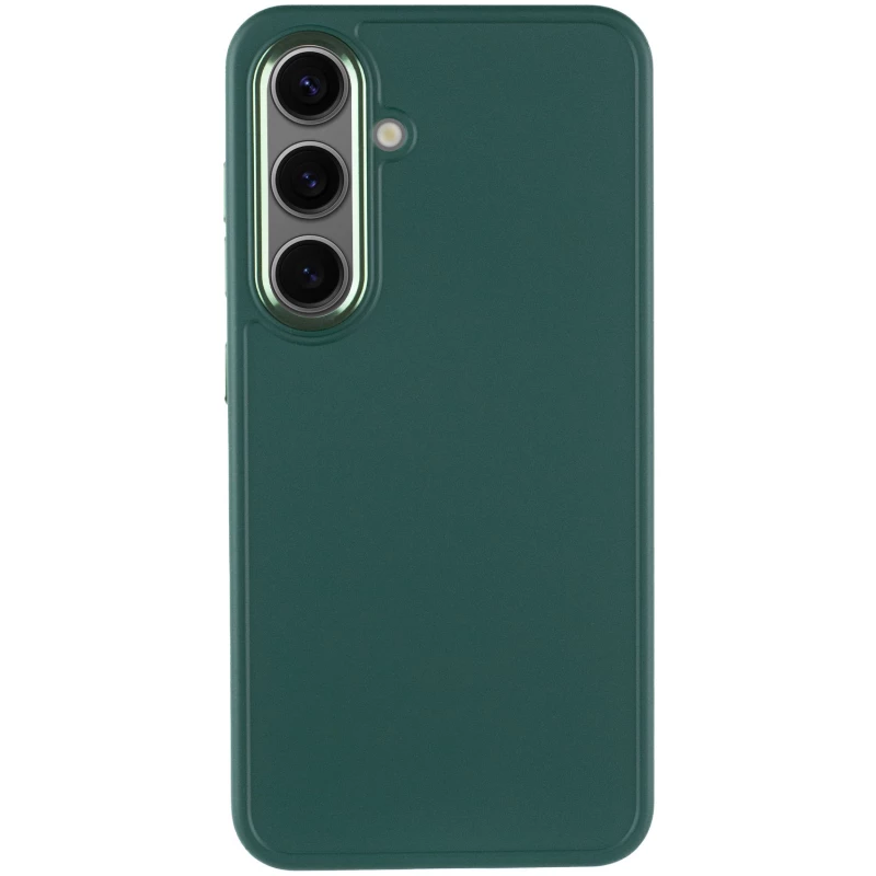 TPU чохол Bonbon з металевими кнопками на Samsung Galaxy S23+ – Зелений / Pine green. Фото 4 з 11