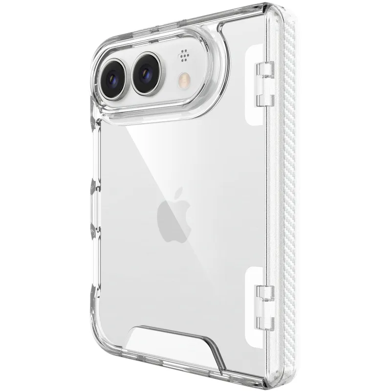 Силиконовый чехол Space Case для Apple iPhone Duo (5.4/7.6") – Прозрачный. Фото 2 из 6