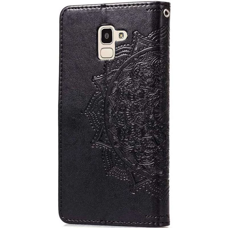 Шкіряний чохол-книжка Art Case з візитницею для Samsung J600F Galaxy J6 (2018) – Чорний. Фото 5 з 6