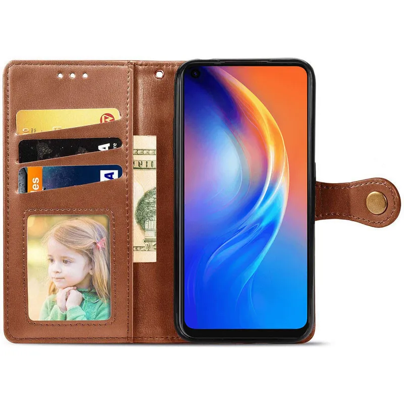 Чохол-книжка GETMAN Gallant  на Samsung Galaxy A31 – Коричневий. Фото 8 з 8