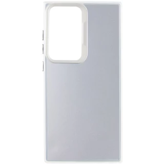 Светящийся чехол в темноте на Samsung Galaxy S22 Ultra — White