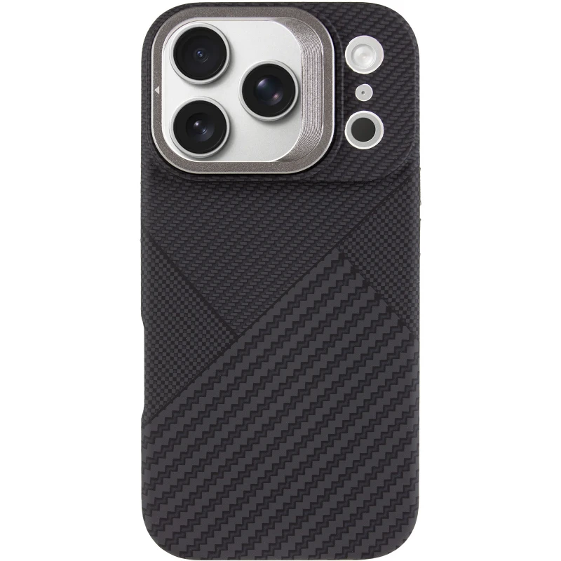 TPU чехол Pixel Craft with MagSafe для Apple iPhone 17 Pro (6.3") – Graphite Flow. Фото 4 из 8