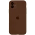 Чохол Silicone Case з захистом камери на Apple iPhone 12 (6.1") – Коричневий / Brown. Фото 1 з 1
