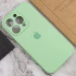 Чехол Silicone Case с защитой камеры для Apple iPhone 15 Pro Max (6.7") – Зеленый / Pistachio. Фото 5 из 6