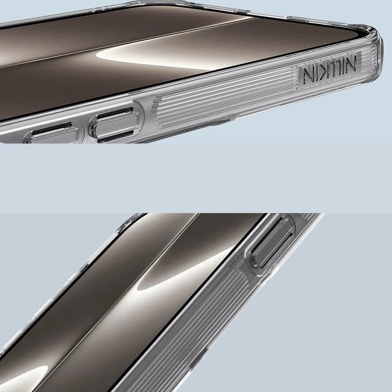 Силіконовий чохол Nillkin з посиленим захистом кутів на Apple iPhone 17e (6.1") – Безбарвний (прозорий). Фото 6 з 7