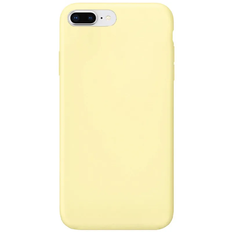 Чохол Silk Full Protective (AA) NO LOGO для Apple iPhone 7 plus / 8 plus – Жовтий / Mellow Yellow. Фото 1 з 1