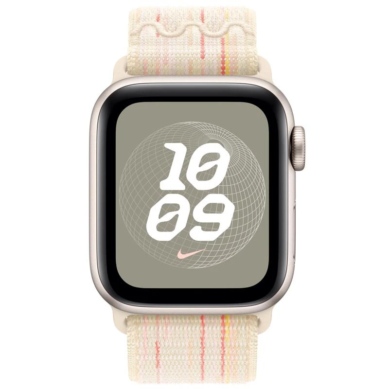 Ремешок Nylon Sport Loop для Apple Watch 42(ser.1-3)/44/45/46/49mm – Starlight / Pink. Фото 3 из 3