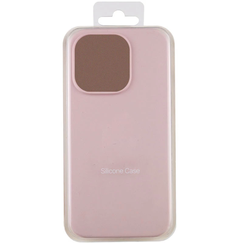Чохол з закритим низом Silicone Case на Apple iPhone 15 Pro (6.1") – Рожевий / Chalk Pink. Фото 8 з 8