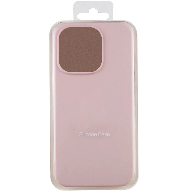 Чохол з закритим низом Silicone Case на Apple iPhone 17 Pro Max (6.9") – Рожевий / Chalk Pink. Фото 3 з 3