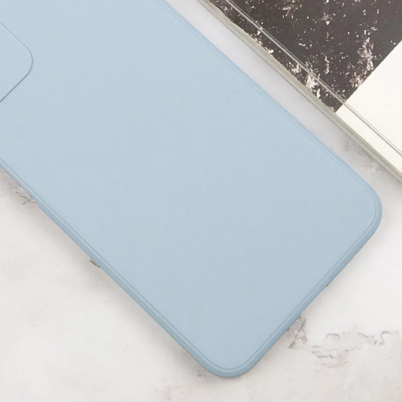 Кольоровий силіконовий чохол із захистом камери на Xiaomi Poco X5 Pro 5G – Сірий / Smoky Gray. Фото 5 з 9