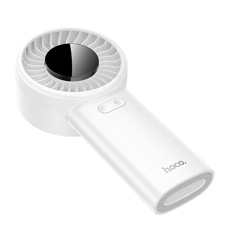 Портативний вентилятор Hoco HX62 Endless handheld fan 6000 mAh – White. Фото 5 з 8