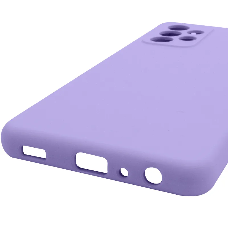 Чехол Silicone Case Lakshmi Premium з закритою камерою на Samsung Galaxy A52 4G / A52 5G – Сиреневый / Dasheen. Фото 15 из 24