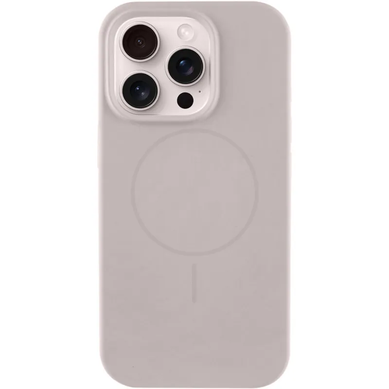 Чехол Silk Full Protective (AA) NO LOGO with Magnetic Fit для Apple iPhone 16 Pro Max – Серый / Lavender. Фото 1 из 1
