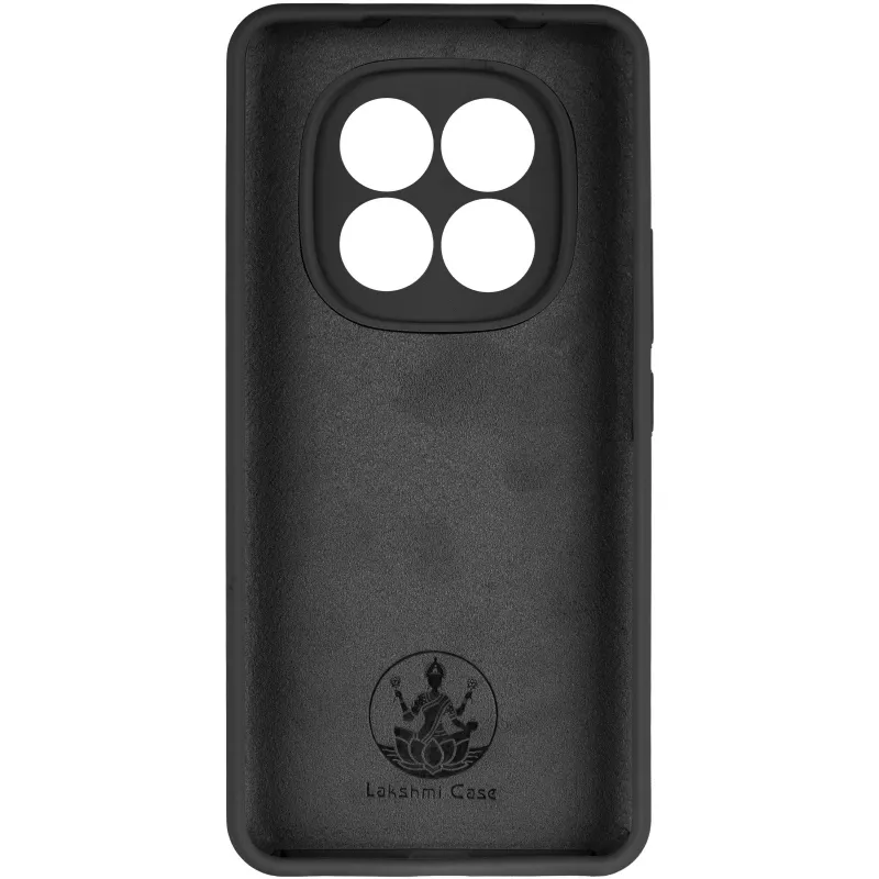 Чохол Silicone Case Lakshmi Premium із закритою камерою для Xiaomi Redmi Note 15 Pro 5G – Чорний / Black. Фото 7 з 9