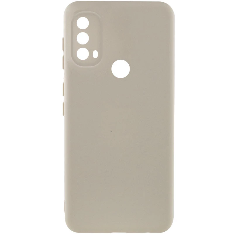 

Чехол Silicone Case Lakshmi с закрытой камерой для Motorola Moto E40 (Песочный / Sand), Пісочний / sand