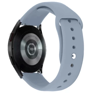Силиконовый ремешок Sport для Smart Watch 22mm — Серый / Light Grey