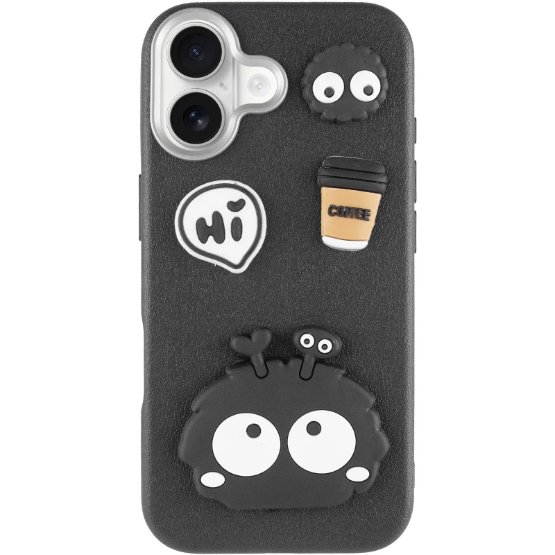 Чехол Labubu Toys для Apple iPhone 17 (6.3") – Monster / Black. Фото 3 из 6