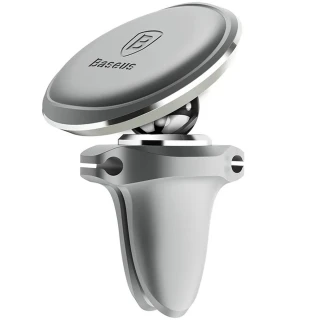 Автотримач магнітний Baseus Magnetic Air Vent OS with cable clip (SUGX02000) фото 1 з 1