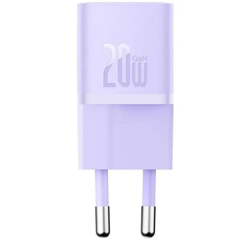 

МЗП Baseus GaN5 Fast Charger (mini) 1C 20W (CCGN05010) (Purple)