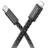 Дата кабель Borofone BX124 Peace Type-C to Lightning 30W (1m) – Black. Фото 3 з 6