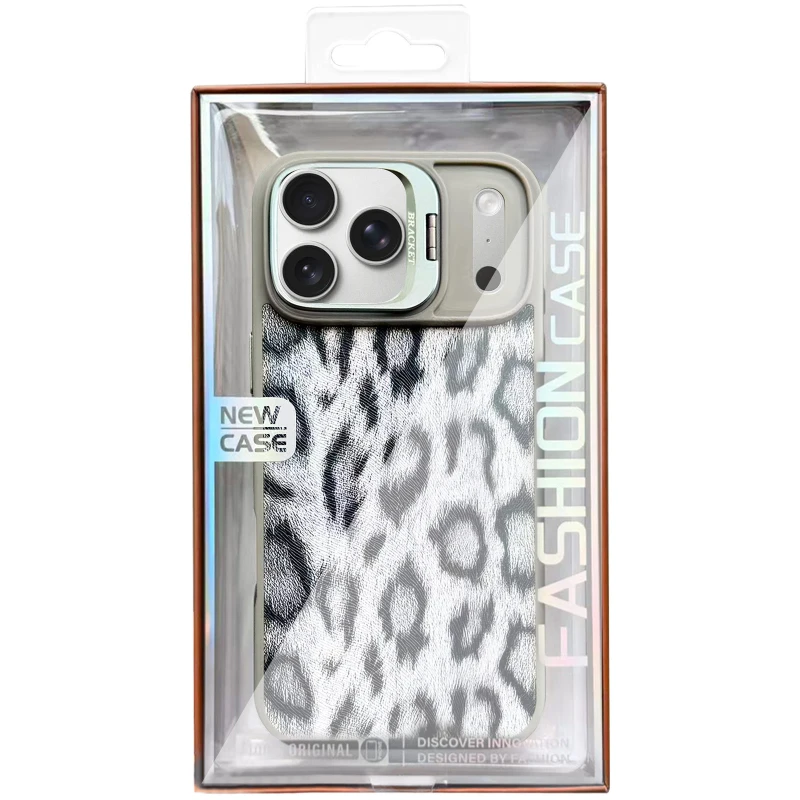 Чехол TPU+PC Wild Leopard with MagSafe для Apple iPhone 17 Air (6.5") – Grey. Фото 3 из 3