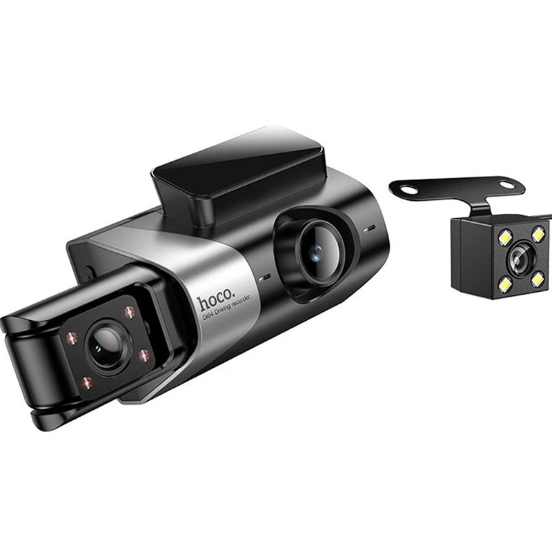 Видеорегистратор Hoco DI64 3-inch screen display driving recorder (720P) – Black. Фото 4 из 5