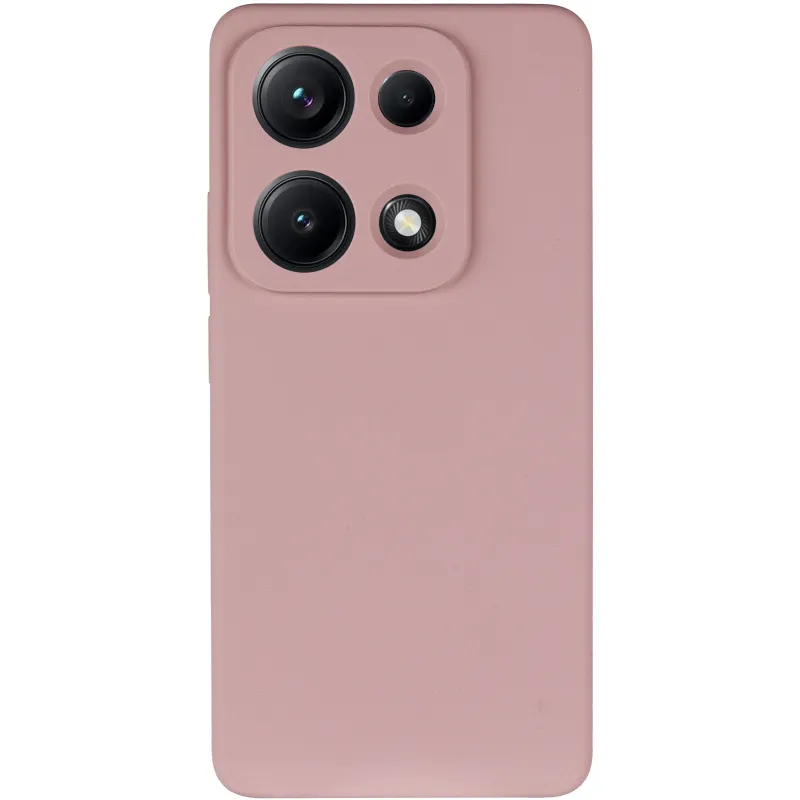 Чохол Silicone Case Lakshmi Premium із закритою камерою для Xiaomi Redmi Note 14S – Рожевий / Pink Sand. Фото 3 з 8