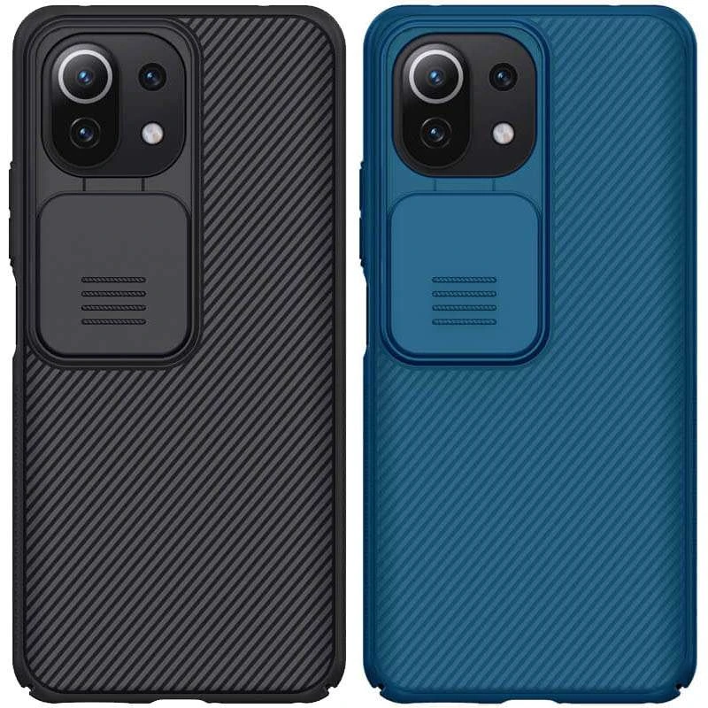 

Карбована накладка Nillkin зі шторкою для камери на Xiaomi Mi 11 Lite