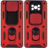 Ударопрочный чехол Serge Ring с защитой камеры для Xiaomi Poco X3 NFC / Poco X3 Pro – Красный. Фото 1 из 5