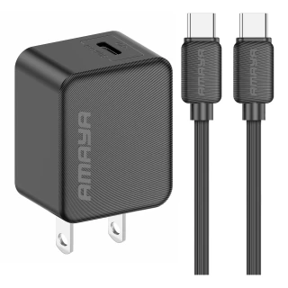 МЗП Amaya E112CC PD25W (1USB-C) + кабель Type-C to Type-C фото 1 з 4