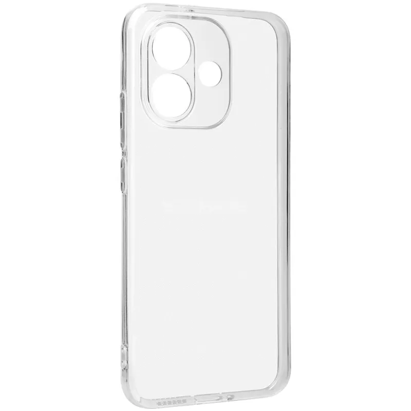 Ультратонкий силиконовый чехол 1,5 мм с защитой камеры для Xiaomi Redmi Note 17 – Бесцветный (прозрачный). Фото 1 из 2