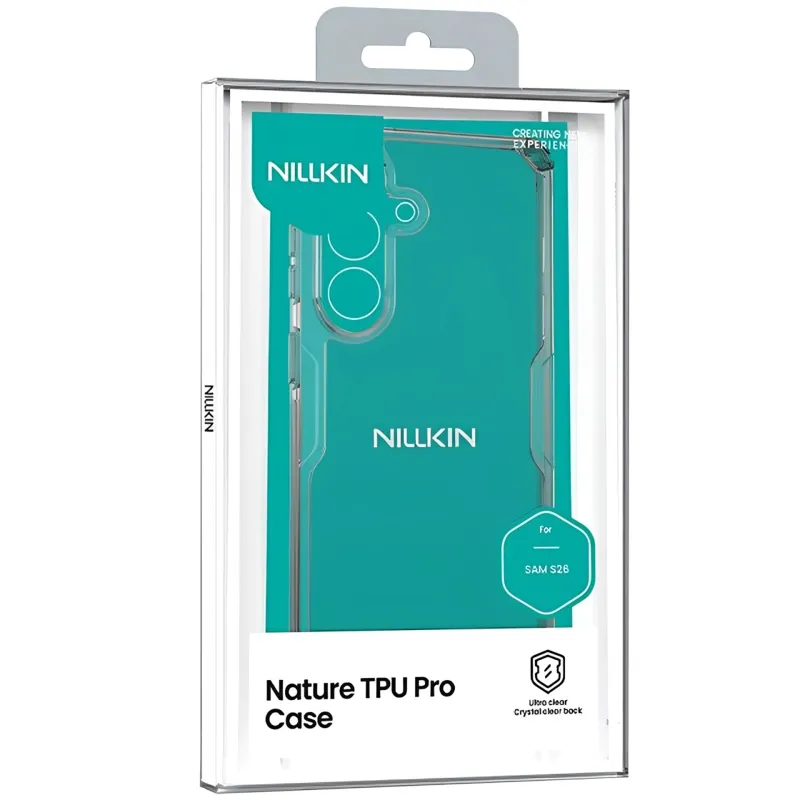 Силиконовый чехол Nillkin с усиленной защитой углов для Samsung Galaxy S26 – Бесцветный (прозрачный). Фото 4 из 4