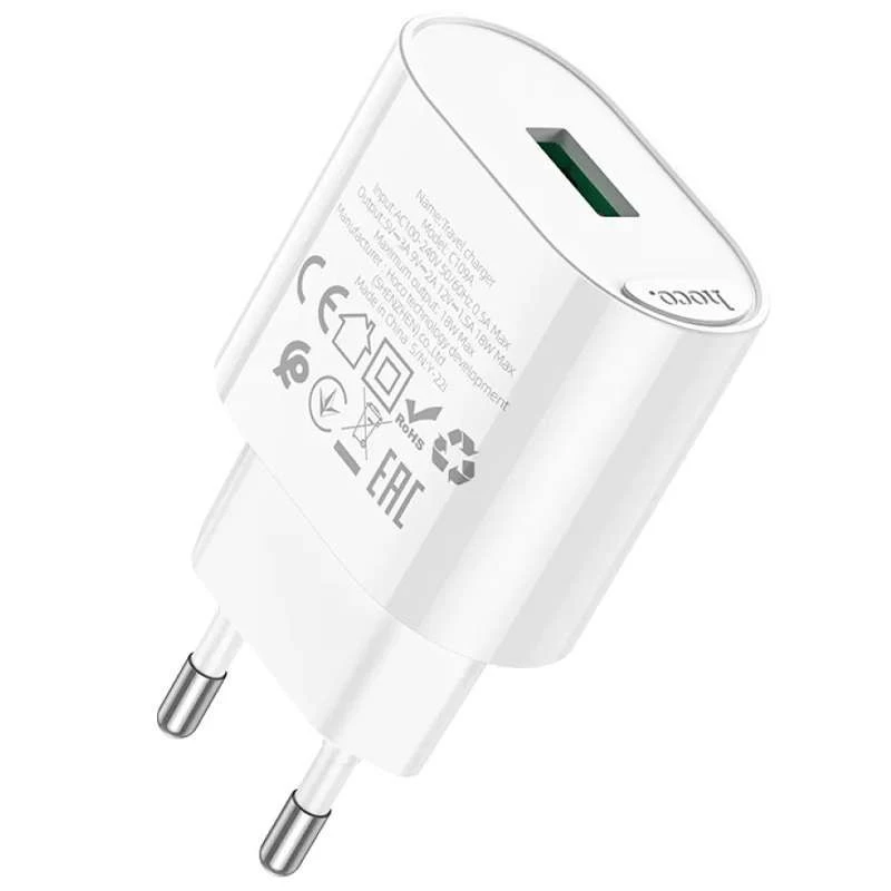 МЗП HOCO C109A Fighter QC3.0 – White. Фото 2 з 5