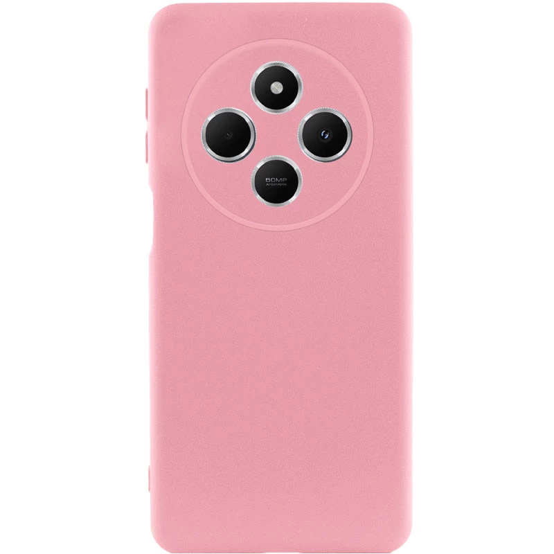 Чохол Silicone Case Lakshmi Plus з закритою камерою на Xiaomi Redmi 14C / Poco C75 – Рожевий / Pink. Фото 1 з 8