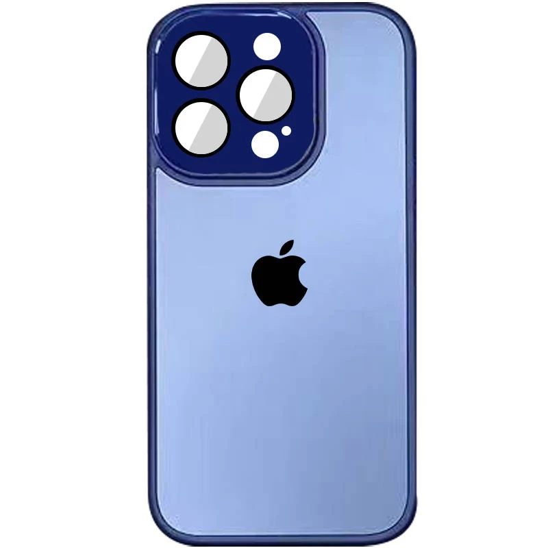 

Силіконовий сапфіровий чохол с захистом камери на Apple iPhone 13 Pro Max (6.7") (Синій / Deep navy)