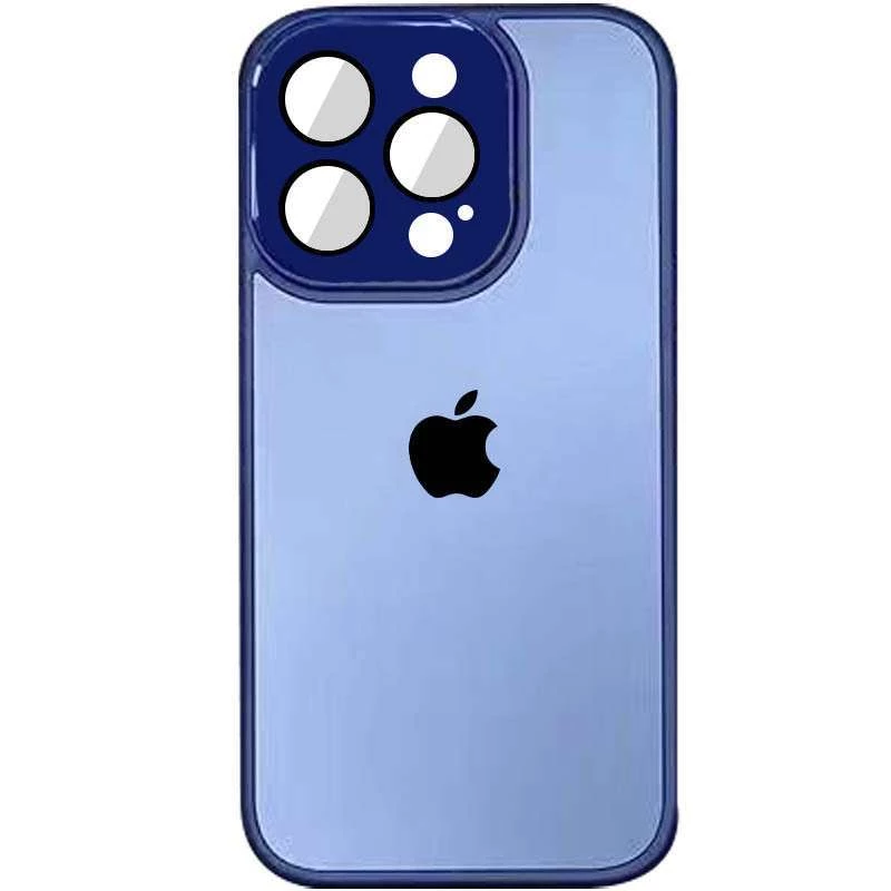 

Силіконовий сапфіровий чохол з захистом камери на Apple iPhone 13 Pro (6.1") (Синій / Deep navy)