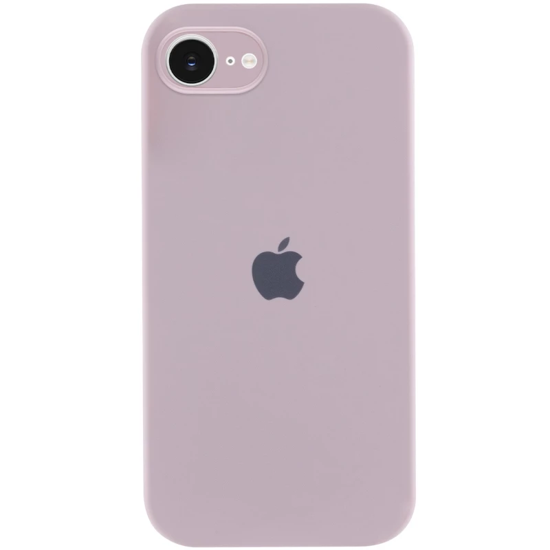Чехол Silicone Case с закрытым низом для Apple iPhone 17e (6.1") – Розовый / Chalk Pink. Фото 1 из 8