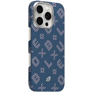 TPU+PC чохол Blueo Gilded Tactile Woven with MagSafe для Apple iPhone 16 Pro Max фото 1 з 2