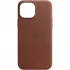 Шкіряний чохол Silicone Case Premium з MagSafe на Apple iPhone 14 (6.1") – Umber. Фото 1 з 8