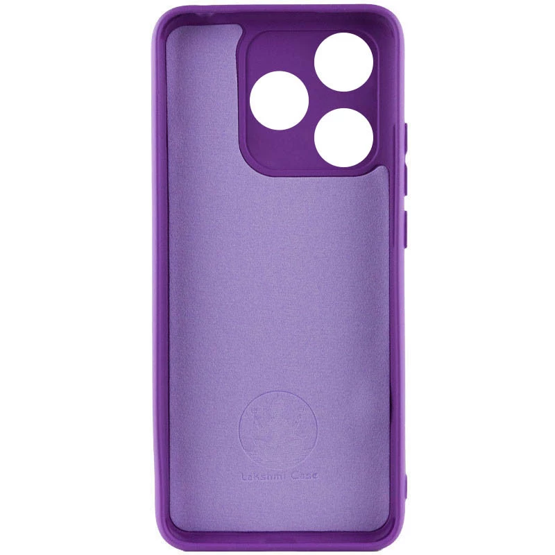 Чохол Silicone Case Lakshmi з закритою камерою на TECNO Spark 10 – Фіолетовий / Purple. Фото 2 з 4