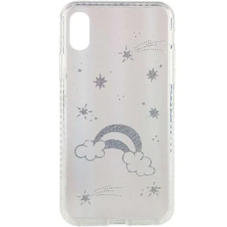 Стеклянный чехол Aurora Space для Apple iPhone XS Max (6.5") фото 1 из 3