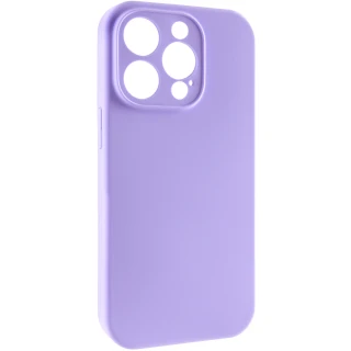 Чохол Silk Full Camera Protective (AA) NO LOGO для Apple iPhone 14 Pro (6.1") — Бузковий / Dasheen