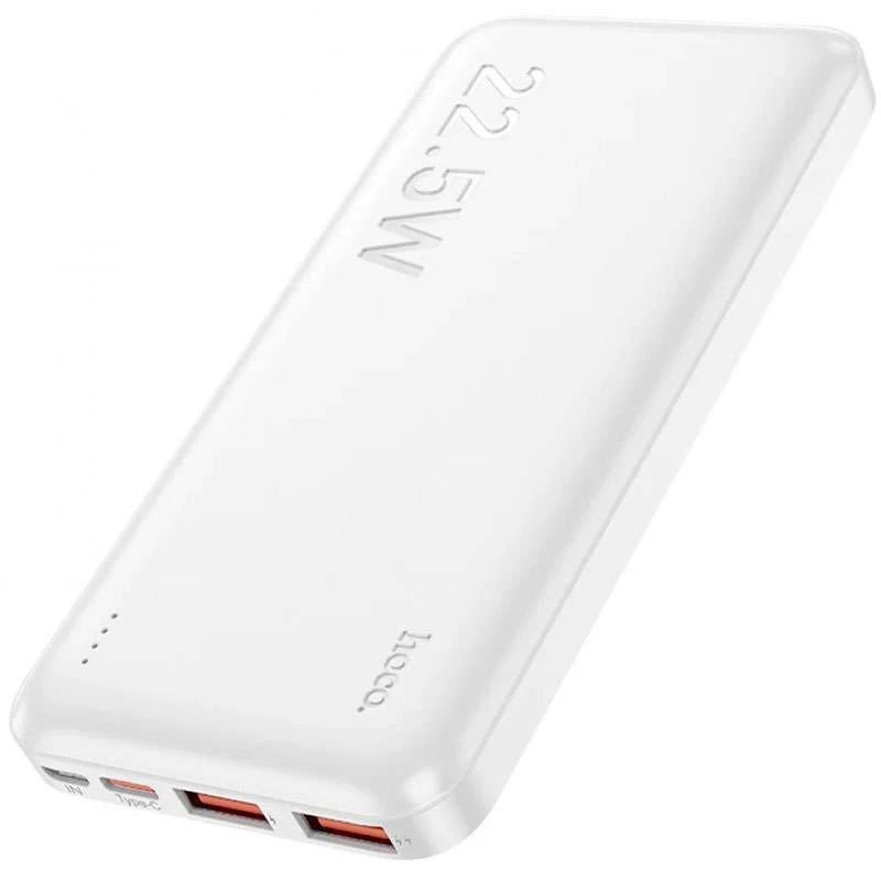 Портативний зарядний пристрій Power Bank Hoco J101 Astute 22.5W 10000 mAh – White. Фото 2 з 4